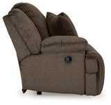 main view of Top Tier Chocolate Velvet 3-Piece Sofa Chaise Sectional sectional sofa