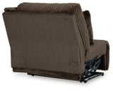 room view of Top Tier Chocolate Velvet 3-Piece Sofa Chaise Sectional sectional sofa