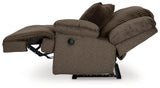 side view of Top Tier Chocolate Velvet 3-Piece Sofa Chaise Sectional sectional sofa