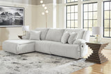 Close-up detail of Top Tier Alloy 3-Piece Sectional Sofa with Chaise