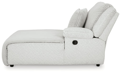 Alternate side view of sectional sofa