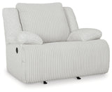 side angle of velvet alloy recliner chair