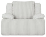 front view of velvet alloy recliner chair