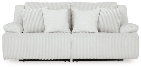 Head on view of Top Tier Alloy 2-Piece Sectional Loveseat sectional sofa