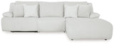 Room view of Top Tier Alloy 3-Piece Sectional Sofa with Chaise