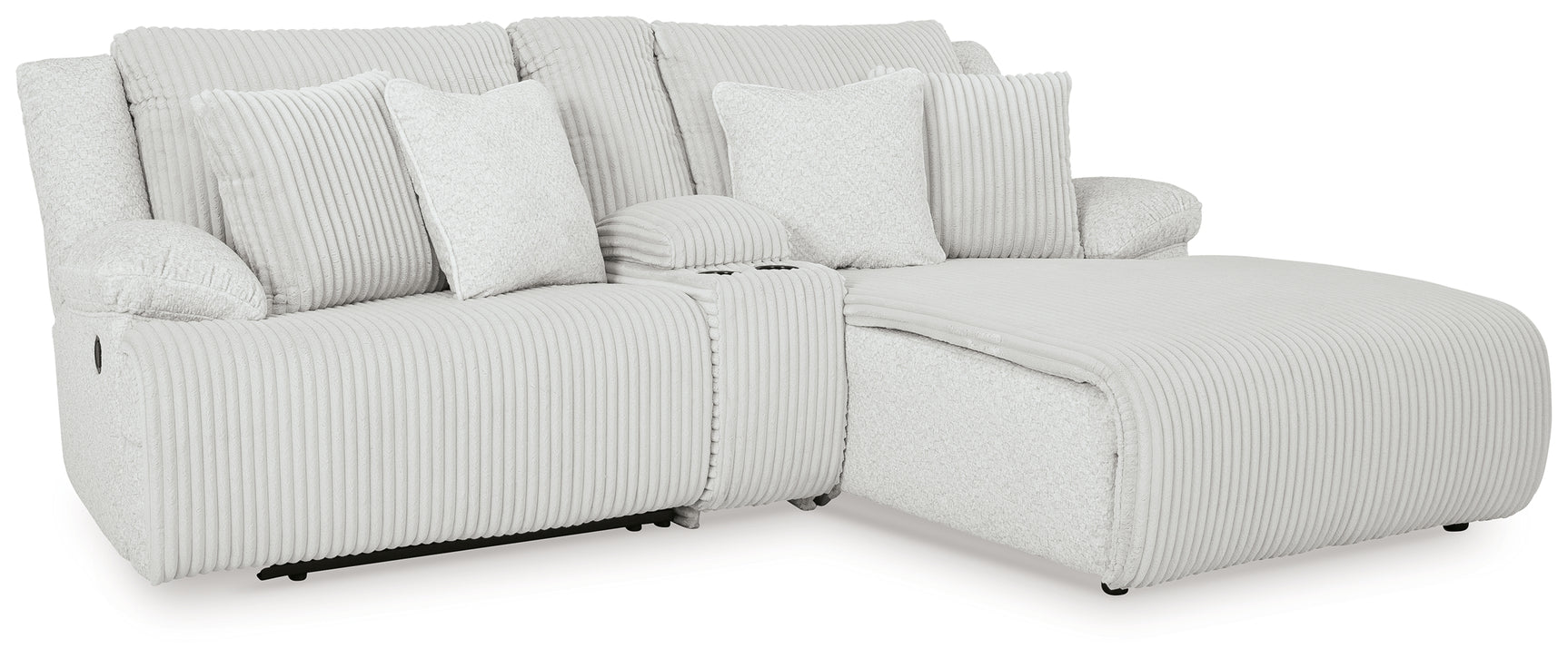 Top Tier sectional sofa side angle open