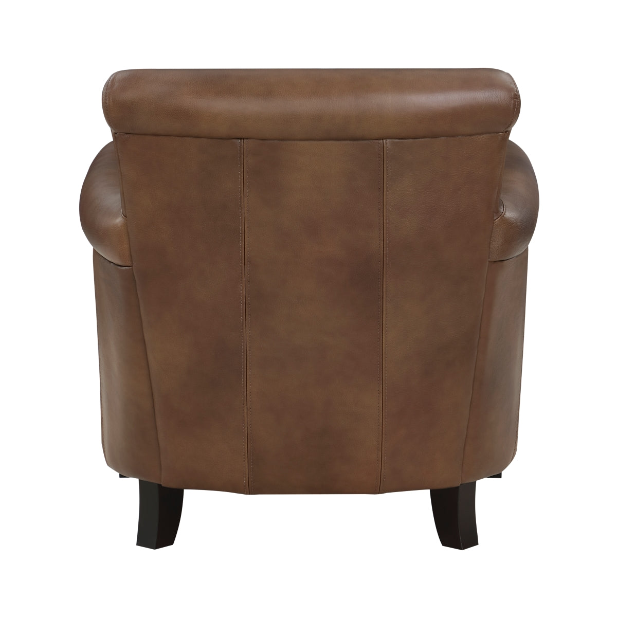 Braintree Chair espresso wood feet detail