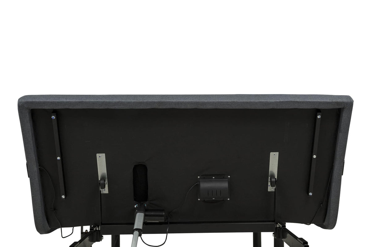 Weston Queen Dual-Motor Massage Adjustable Bed Base in Black and Grey — product image 11