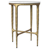 Umas Gold Marble Side Table