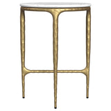 Umas Gold Marble Side Table