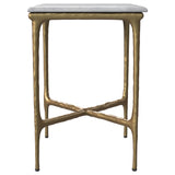 Iron base design detail of Umas side table