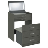Dual USB ports (Type A and Type C) integrated into vanity