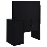 Top view of Flora vanity glass surface and mirror