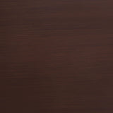 Back view of Zimmerlee rust brown side table