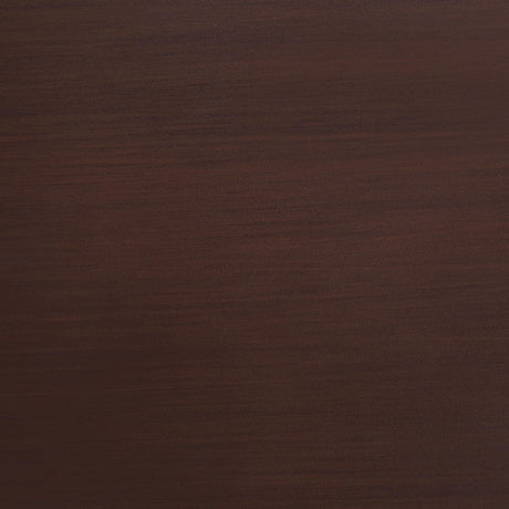 Back view of Zimmerlee rust brown side table