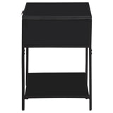 Top view of Amherst 1 drawer side table