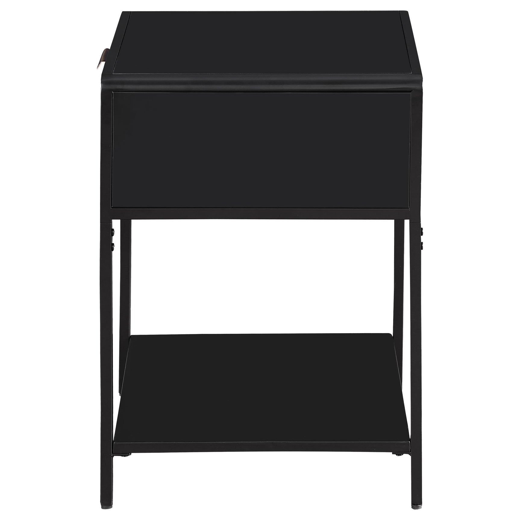 Top view of Amherst 1 drawer side table