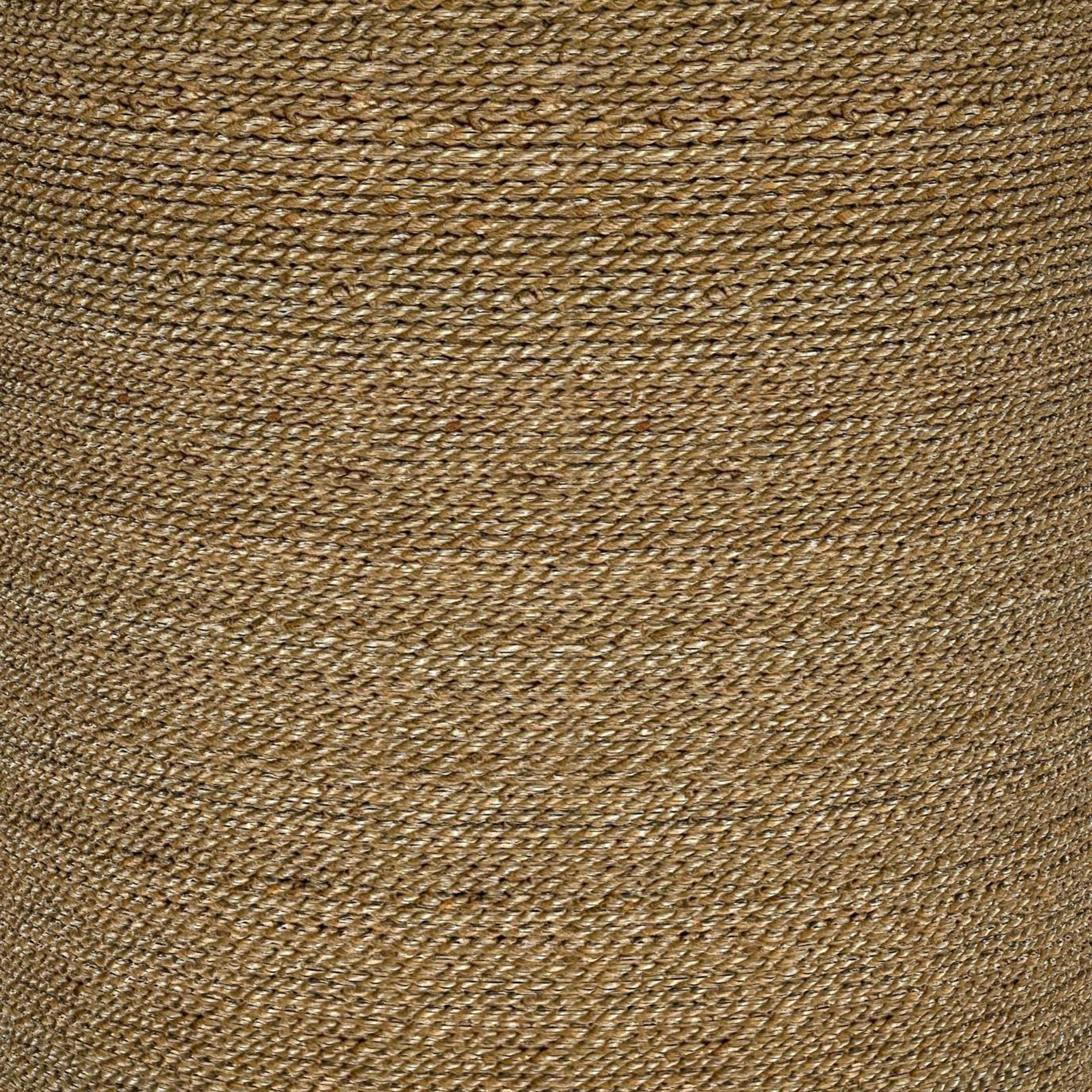 Halden Round Woven Seagrass Accent Side Table Light Brown