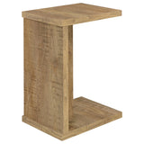 Table showing open space to slide under seating