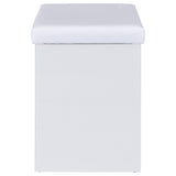 Bunbury white makeup vanity table set with storage mirror and upholstered stool
