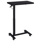 Side table height adjustment lever detail