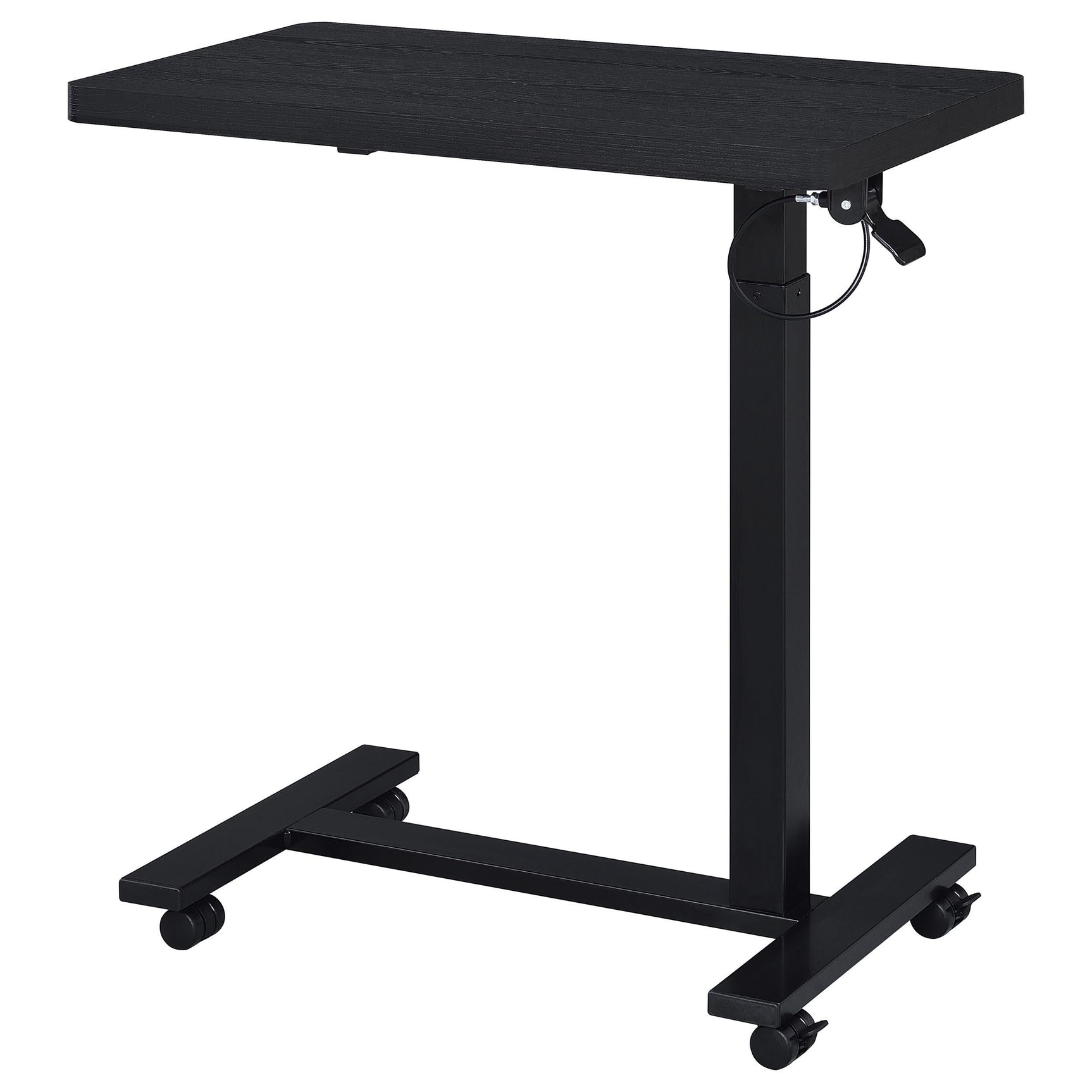 Table sliding close beside sofa