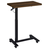 Side table height adjustment mechanism