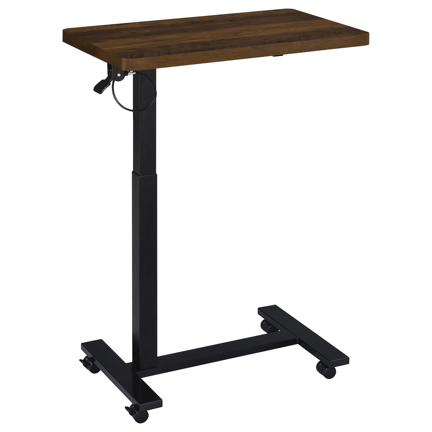 Side table height adjustment mechanism
