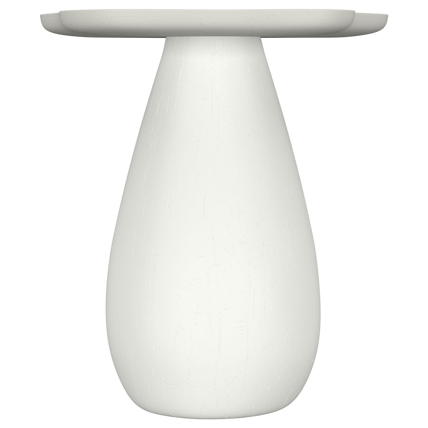 Close-up of Perth side table top edge and surface