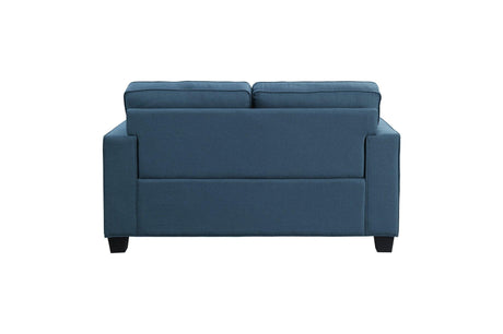 Back angle of loveseat