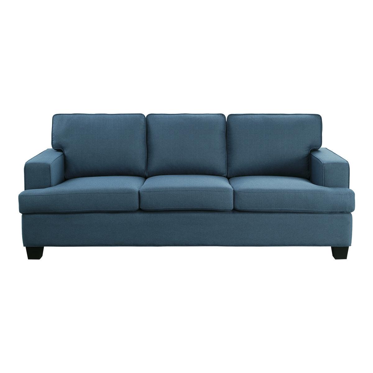 main view of Elmont Blue Fabric Sofa furniture