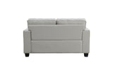 Back view of Elmont Khaki Fabric Living Room Set furniture