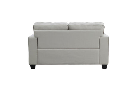 Back view of Elmont Khaki Fabric Living Room Set furniture