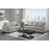 main view of Elmont Khaki Fabric Sofa furniture