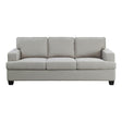 main view of Elmont Khaki Fabric Sofa furniture