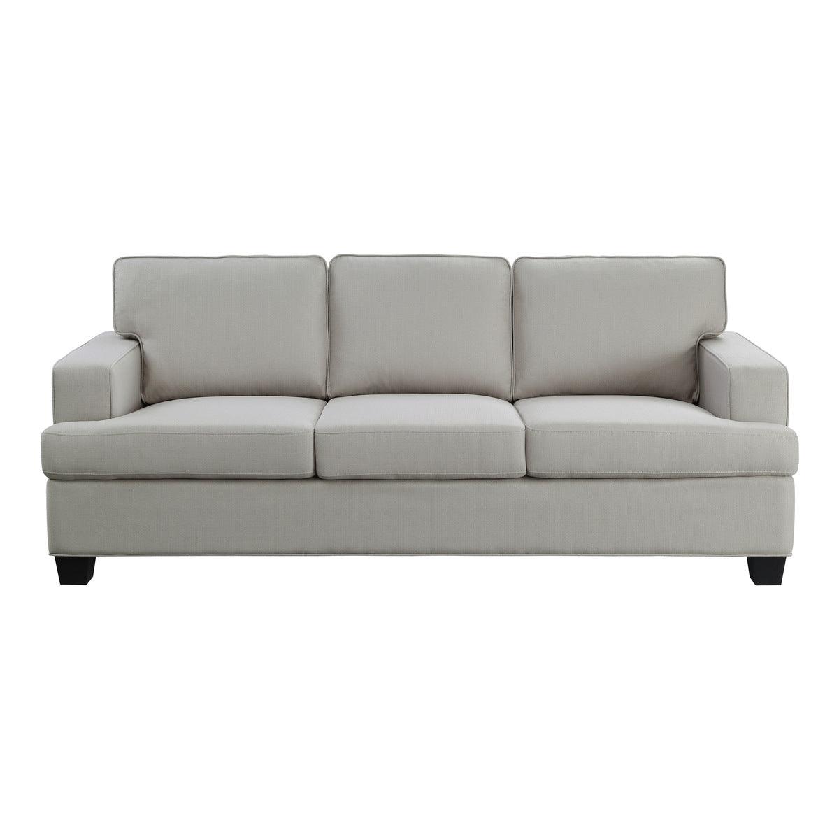 main view of Elmont Khaki Fabric Sofa furniture