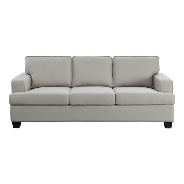 main view of Elmont Khaki Fabric Sofa furniture