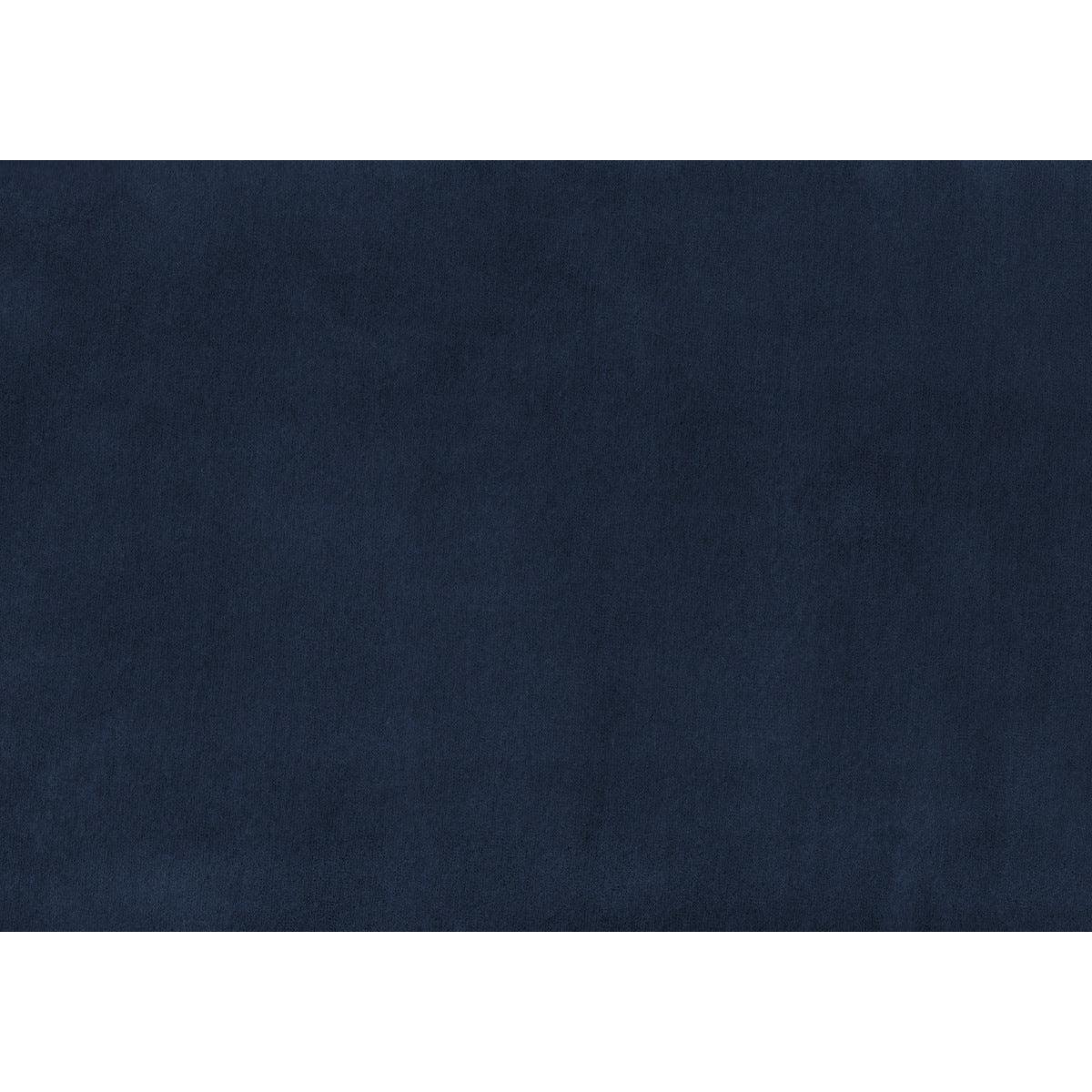 Rosalie Navy Blue Velvet fabric swatch detail