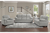 Side angle of Holleman Gray Fabric Living Room Set