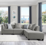 Detailed upholstery and wood frame close-up