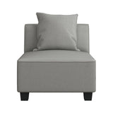Alternate main front view of sectional sofa