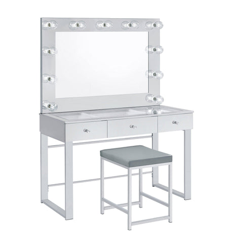 Vanity base showing heavy gauge steel construction and adjustable legs