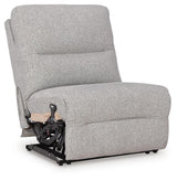 Acklen Place Pewter 7-Piece Power Sectional Reclining Sofa with Storage Console - image 5