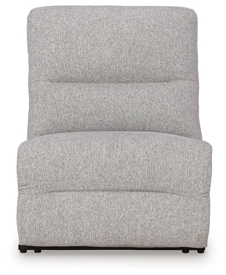 Acklen Place Pewter Performance Fabric,Next-Gen Nuvella™ 5-Piece Power Reclining Sectional - image 3