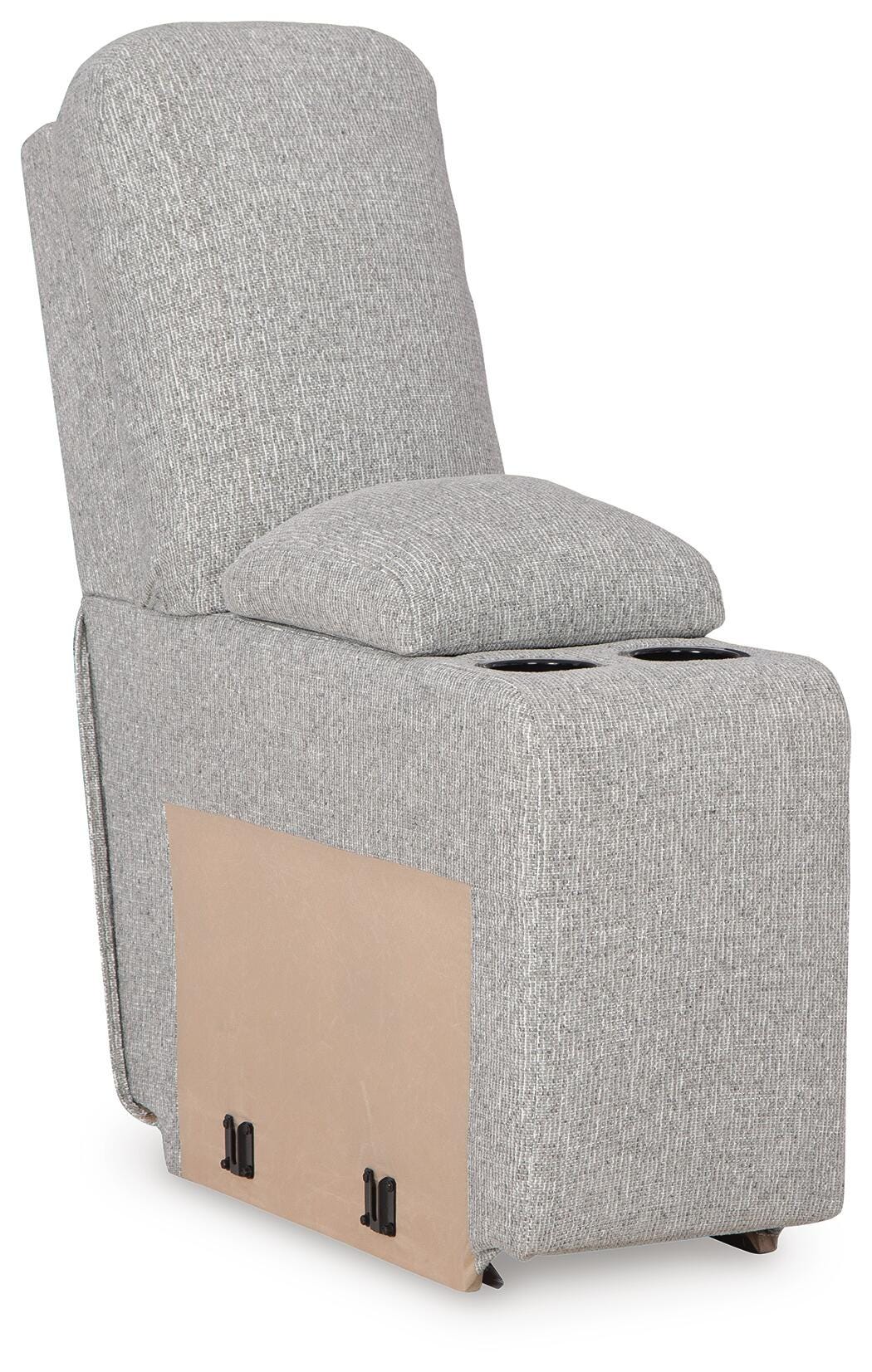 Acklen Place Pewter 7-Piece Power Sectional Reclining Sofa with Storage Console - image 13