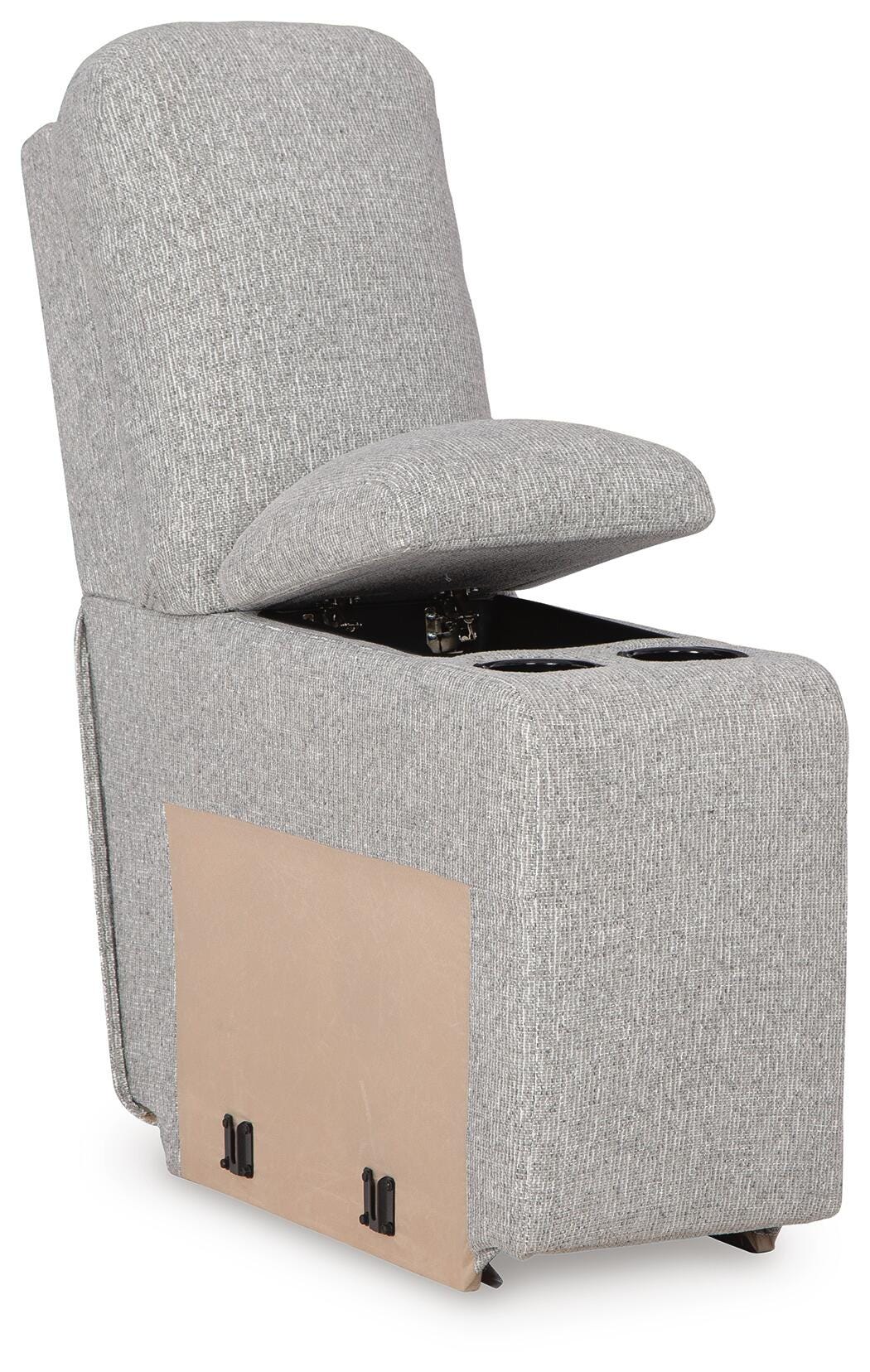 Acklen Place Pewter 7-Piece Power Sectional Reclining Sofa with Storage Console - image 14
