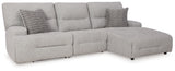 Left-arm facing power recliner module angle
