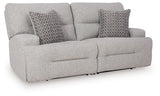 Acklen Place sectional loveseat angled closed view