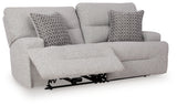 Acklen Place sectional loveseat angled open view