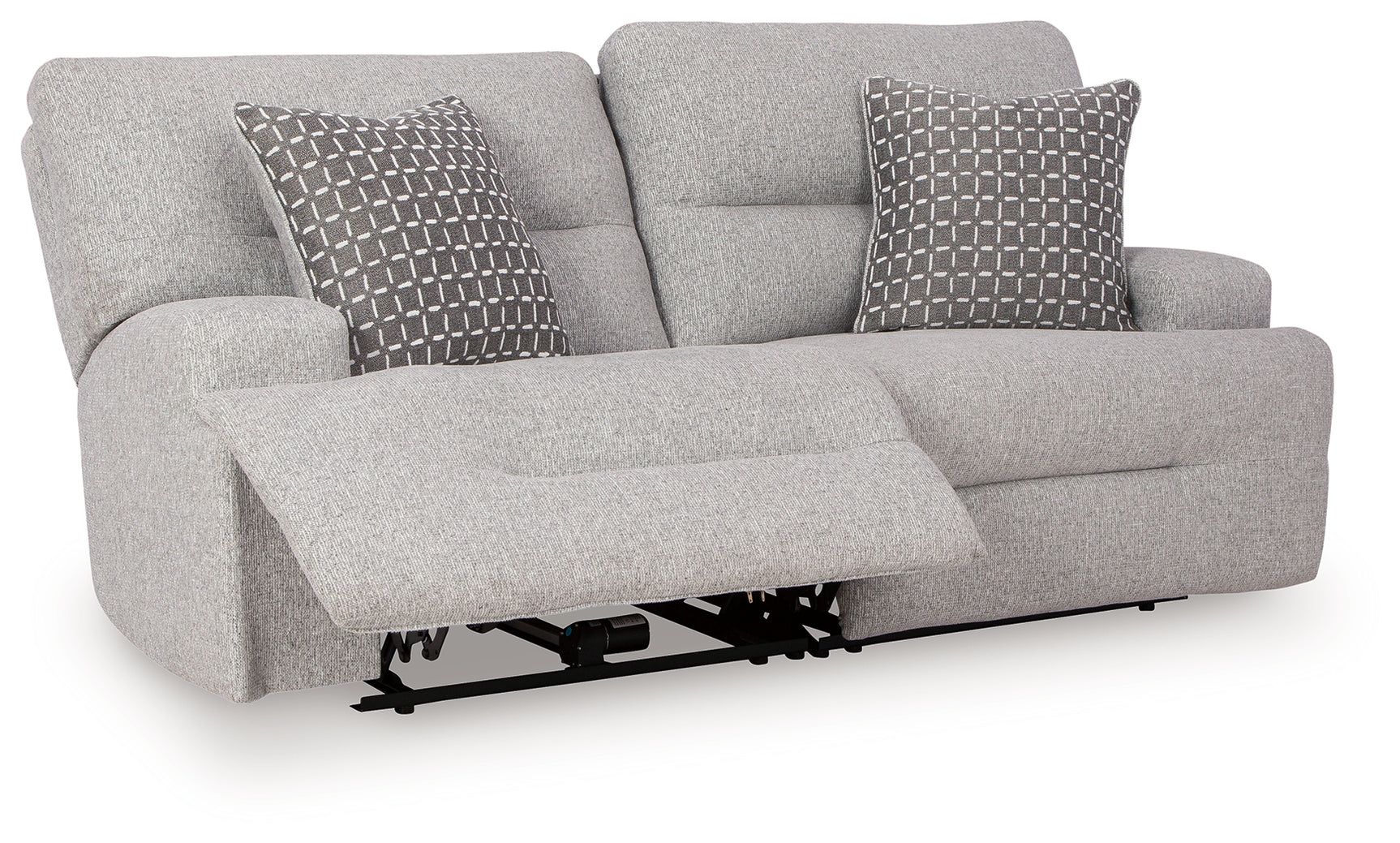 Acklen Place sectional loveseat angled open view